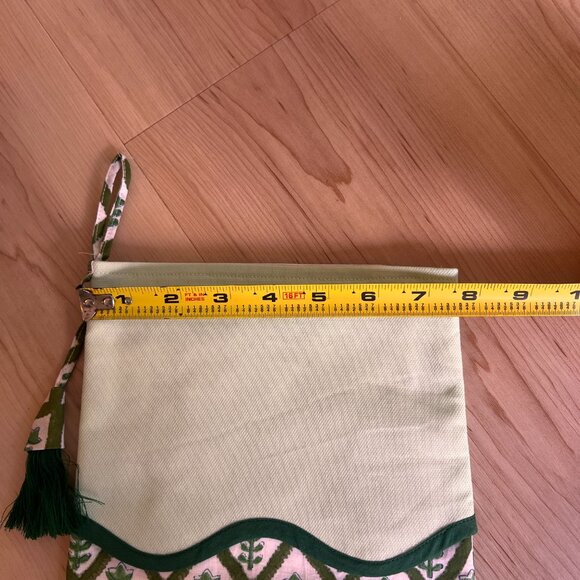 Handmade Festive Block Print Christmas Stockings, Set of 3 - Picture 5 of 8